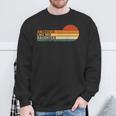Awesome Like My Daughter Fathers Day Dad Retro Vintage Sweatshirt Gifts for Old Men