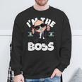 Baby Boss Yo Soy El Jefe Como Un Jefe Niños Camisa de entrenamiento Regalos para ancianos