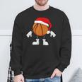 Basketball Christmas Santa Basketball Santa Sweatshirt Geschenke für alte Männer