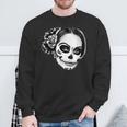 Beautiful La Catrina Santa Muerte Mexican Sweatshirt Geschenke für alte Männer