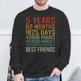 Best Friends Vintage 5 Years Friendship Anniversary Sweatshirt Gifts for Old Men