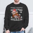 Bird Merry Christmas Ornament Eastern Screech-Owl Ugly Xmas Sweatshirt Gifts for Old Men