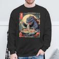 Birthday Kaiju Eating Ramen Japanese Monster Lover Sweatshirt Gifts for Old Men