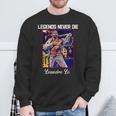 Bjj Legends Never Die Bjj Gi Brasileño Jiu Jitsu Camisa de entrenamiento Regalos para ancianos