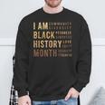 Black History Month Inspirational Diversity Equality Sweatshirt Gifts for Old Men