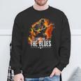 Blues Music Guitar For Guitaristsintage Sweatshirt Geschenke für alte Männer