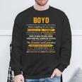 BOYD Completely Unexplainable Family Christmas Sweatshirt Gifts for Old Men