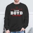 Boyd Surname Last Name Family Team Boyd Lifetime Member Sweatshirt Gifts for Old Men