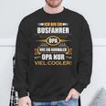 Bus Driver Grandpa Sweatshirt Geschenke für alte Männer