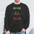 Buy High Sell Low Trading Sweatshirt Geschenke für alte Männer