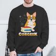 Cadeau Amusant Pour Les Amateurs De Livres Corgeek Corgeek Sweater e Cadeaux pour les vieillards