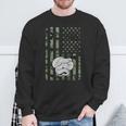 Camouflage Western Hognose American Flag Hognose Snake Sweatshirt Gifts for Old Men