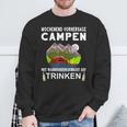 Camping Camping Weekend Forecast Drinking Alcohol Saufen Sweatshirt Geschenke für alte Männer