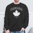 Canadá Feliz Día De Canadá Est 1867 Camisa de entrenamiento Regalos para ancianos