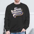 Cancer Cancer Survivor Retro Cancer Sweatshirt Geschenke für alte Männer