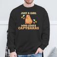 Capybara Water Pig Rodent Capybara Sweatshirt Geschenke für alte Männer