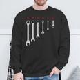 Car Mechanic Wrench Tool Sweatshirt Geschenke für alte Männer