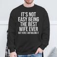 Ce N'est Pas Facile D'être La Meilleure Épouse De Tous Les Temps Mais Je Suis Là Sweater e Cadeaux pour les vieillards