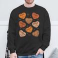 Celebrating Black History Month Black Educated Leader Hearts Sweatshirt Gifts for Old Men
