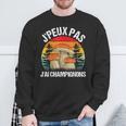 Champignon J'peux Pas J'ai Champignons Drôle Cèpes Sweater e Cadeaux pour les vieillards