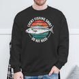 Chemise De Pêche Porte-Bonheur Pour Chasseur Et Pêcheur Sweater e Cadeaux pour les vieillards