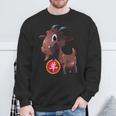 Chinese Zodiac Year Of The Sheep Goat Ram Lunar New Year Sweatshirt Gifts for Old Men
