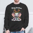 Christmas Outfit Christmas Jumper Elephant Christmas Sweatshirt Geschenke für alte Männer