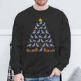 Christmas Tree Doves Pigeon Breeder Christmas Sweatshirt Geschenke für alte Männer