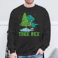 Christmas Tree Rex Dinosaur Fan Children's Christmas Tree Sweatshirt Geschenke für alte Männer