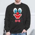 Clown Face Costume For Carnival Fancy Dress Clown Costume Sweatshirt Geschenke für alte Männer