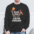 Club Der Aperoliker Raccoon Meme Racoon X Pedro Spritz Sweatshirt Geschenke für alte Männer