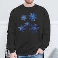 Cold Snowflakes Winter Sweatshirt Geschenke für alte Männer