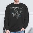 Cómouelan Los Aviones Ingeniero Aeroespacial Ingeniería Aeronáutica Camisa de entrenamiento Regalos para ancianos