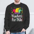 Confetti And Fool Cap Carnival Costume Sweatshirt Geschenke für alte Männer