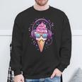 Cool Ice Cream With Sunglasses I Ice Cream Sweatshirt Geschenke für alte Männer