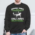 Cool Jung Spielnen Fußball Sweatshirt Geschenke für alte Männer