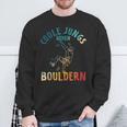 Coole Boys Go Bouldering Climbing Children's Sweatshirt Geschenke für alte Männer