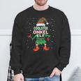 Coolster Uncle Elf Partner Look Family Outfit Christmas Sweatshirt Geschenke für alte Männer