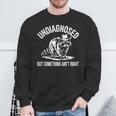 Cowboy Raccoon Sweatshirt - Funny Unisex Casual - Undiagnosed Humor Gifts for Old Men