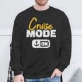 Cruise Cruise Mode On Sweatshirt Geschenke für alte Männer