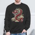 Culture Japonaise Dragon Asiatique Sweater e Cadeaux pour les vieillards