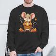 Cute Mouse With Autumn Graphic Sweatshirt Geschenke für alte Männer