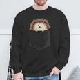 Casual Cute Spiky Hedgehog In Your Pocket Sweatshirt Geschenke für alte Männer