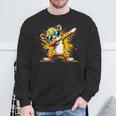 Dabbing Cheetah Sunglasses Cheetah Animal Colorful Sweatshirt Gifts for Old Men