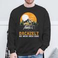 Dachzelt Never More Top Without – Roof Tent Camping Sweatshirt Geschenke für alte Männer