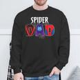 Dad Of The Birthday Boy Matching Family Spider Web Sweatshirt Gifts for Old Men