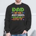 Dad Of The Birthday Boy Party Video Gamer Pixel Number Sweatshirt Gifts for Old Men