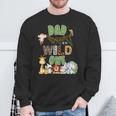 Dad Of The Wild One 1St Birthday Safari Family Sweatshirt Gifts for Old Men