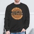 Der Mit Dem Holz Speicht The Sweatshirt Geschenke für alte Männer