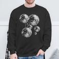 And Disco Ball Pattern 70S 80S Retrointage Sweatshirt Geschenke für alte Männer